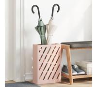 Vidaxl Porte-Parapluies Rose Métal Moyenne Motif Porte-Parapluies
