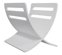 vidaXL Porte-revue en bois sur pied Blanc
