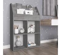 vidaXL Porte-revue enfants Gris Béton