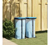 vidaXL Porte-sacs poubelles - 2 pcs 60L