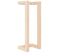 vidaXL Porte-serviette 822392 en bois de pin massif 23x18x60 cm Beige G