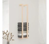 vidaXL Porte-serviette Bois de pin massif