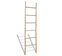 vidaXL Porte-serviette en bambou – 6 barreaux
