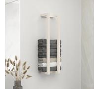 vidaXL Porte-serviette en pin - 23x18x90 cm