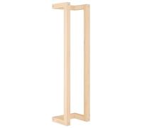 vidaXL Porte-Serviette Mural Support de Serviette Organisateur de Rangement Salle de Bain Maison Intérieur 23x18x90 cm Bois de Pin Massif
