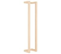 vidaXL Porte-Serviette Mural Support de Serviette Organisateur de Rangement Salle de Bain Maison Intérieur 23x18x110 cm Bois de Pin Massif
