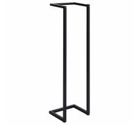 vidaXL Porte-serviettes Support mural 25x20x95 cm Fer Noir