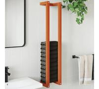 VidaXL Porte-Serviette - Pin Massif - Marron