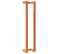 vidaXL Porte-Serviette, Sèche-Serviettes avec Étagère, Accessoires de Salle de Bain Maison, Moderne, Marron Cire Bois de Pin Massif