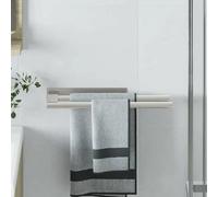 vidaXL Porte-serviettes Argenté 40 x 9 x 4 cm Acier inoxydable