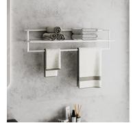 vidaXL Porte-serviettes Blanc 95x25x22 cm Fer 343093