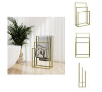 vidaXL Porte-serviettes Golden 48x24x79 cm Fer - porte-serviettes