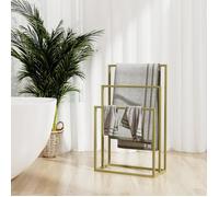 vidaXL Porte-serviettes Golden 48 x 24 x 79 cm Fer