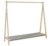 Vidaxl Porte-Vêtement Avec Étagères 106x34x102 Cm Bambou