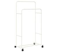 vidaXL Porte-vêtements Uni Blanc