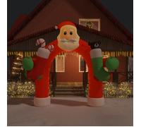 vidaXL Porte voûtée gonflable 320 cm avec LED – Décoration de Noël extérieure