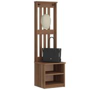 vidaXL Portemanteau SANDENS 45x40x159,5 cm bois massif pin