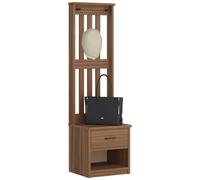 vidaXL Portemanteau SANDENS 45x40x159,5 cm bois massif pin