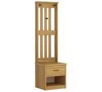 vidaXL Portemanteau SANDENS 45x40x159,5 cm bois massif pin