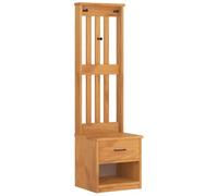 vidaXL Portemanteau SANDENS 45x40x159,5 cm bois massif pin