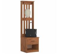 vidaXL Portemanteau SANDENS 45x40x159,5 cm bois massif pin