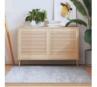 vidaXL Portes à persiennes 2 pcs Bois de pin massif 61,5x59,4 cm