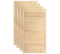 vidaXL Portes à persiennes 4 pcs Bois de pin massif 99,3x39,4 cm
