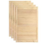 vidaXL Portes à persiennes 4 pcs Bois de pin massif 99,3x59,4 cm