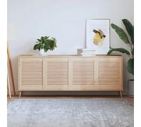 vidaXL Portes Armoire Persiennes