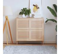 VidaXL Portes Armoire Persiennes Pin 4pcs