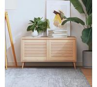 vidaXL Portes d'armoire à persiennes - 2 pcs