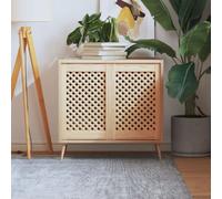vidaXL Portes d'Armoire en Treillis - Pin Massif
