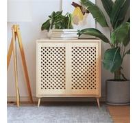 vidaXL Portes d'Armoires en Treillis 2 pcs, Panneaux de Radiateur, Portes de Bibliothèques, Décoration de Cuisine Salle de Bain, Bois de Pin Massif Bois G