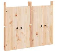 vidaXL Portes de Cuisine d'Extérieur MEPPEL 2 pcs, Porte d'Accès de Cuisine avec Boutons, Porte d'Armoire de Jardin Patio Terrasse, Bois de Pin Massif