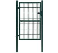 VIDAXL Portillon 2D acier vert 106x210 cm
