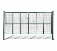vidaXL Portillon 415x250 cm maille acier