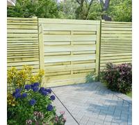 vidaXL Portillon Bois 100x100 cm Vert