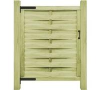 vidaXL Portillon de jardin en bois de pin imprégné FSC 100 x 125 cm Vert