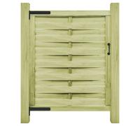 vidaXL Portillon bois pin 100x125 cm - Vert
