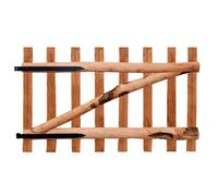 vidaXL Portillon de Clôture Bois de Noisetier Imprégné 100x60 cm Porte Jardin