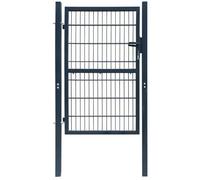 vidaXL Portillon 2D simple Gris anthracite 106x230 cm