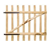vidaXL Portillon Simple de clôture Bois de noisetier 100x90 cm