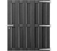 vidaXL Portillon WPC 100 x 112 cm Gris