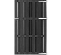vidaXL Portillon WPC 100 x 180 cm Gris