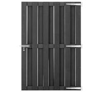 vidaXL Portillon WPC 100x150 cm - Gris