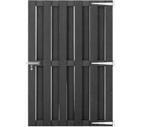 vidaXL Portillon WPC 100 x 150 cm – Gris