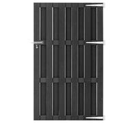 vidaXL Portillon WPC 100x180 cm Gris