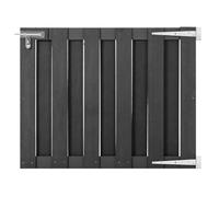 Portillon WPC 100x80 cm Gris