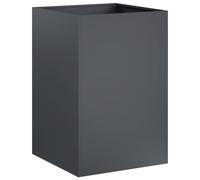 vidaXL Pot de jardin anthracite, 50 x 50 x 75 cm