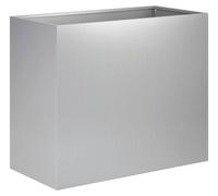 vidaXL Pot de jardin argenté, 60 x 30 x 50 cm, en acier galvanisé